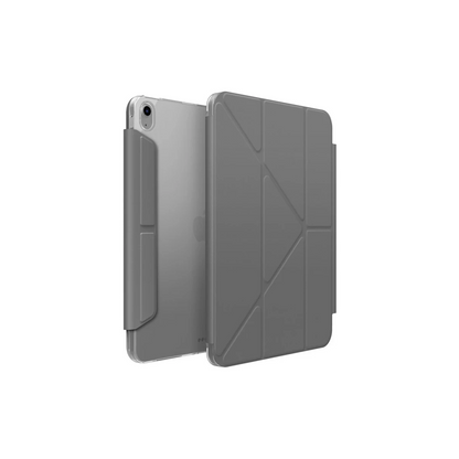 Uniq Apple iPad Air 13 (2024) Camden Katlanabilir Tablet Kapak - Koyu Gri