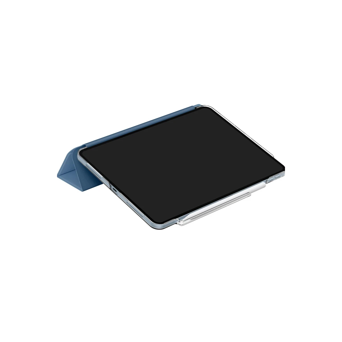 Uniq Apple iPad Air 13 (2024) Camden Katlanabilir Tablet Kapak - Koyu Mavi