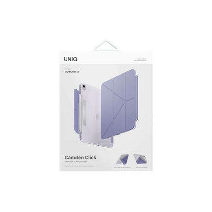 Uniq Apple iPad Air 13 (2024) Camden Katlanabilir Tablet Kapak - Lila