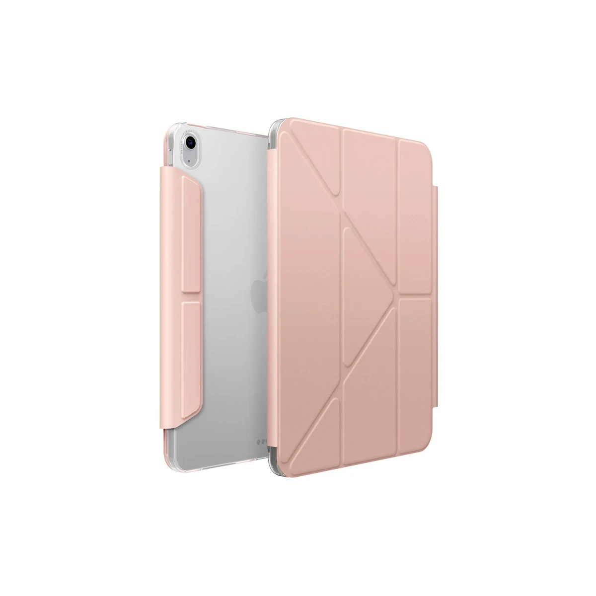 Uniq Apple iPad Air 13 (2024) Camden Katlanabilir Tablet Kapak - Pembe