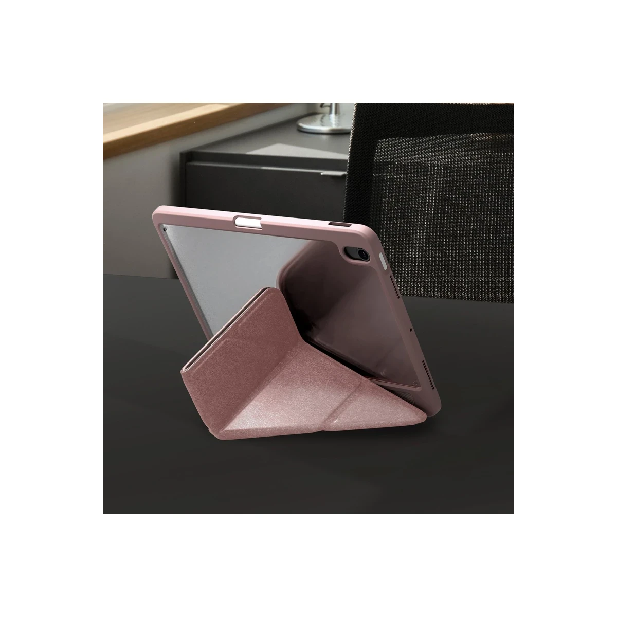 Uniq Apple iPad Air 13 (2024) Moven Standlı Tablet Kapak - Mavi