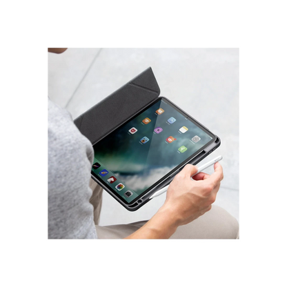 Uniq Apple iPad Air 13 (2024) Moven Standlı Tablet Kapak - Mavi