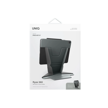 Uniq Apple iPad Air 13 (2024) Ryze Standlı Katlanabilir Tablet Kapak - Yeşil