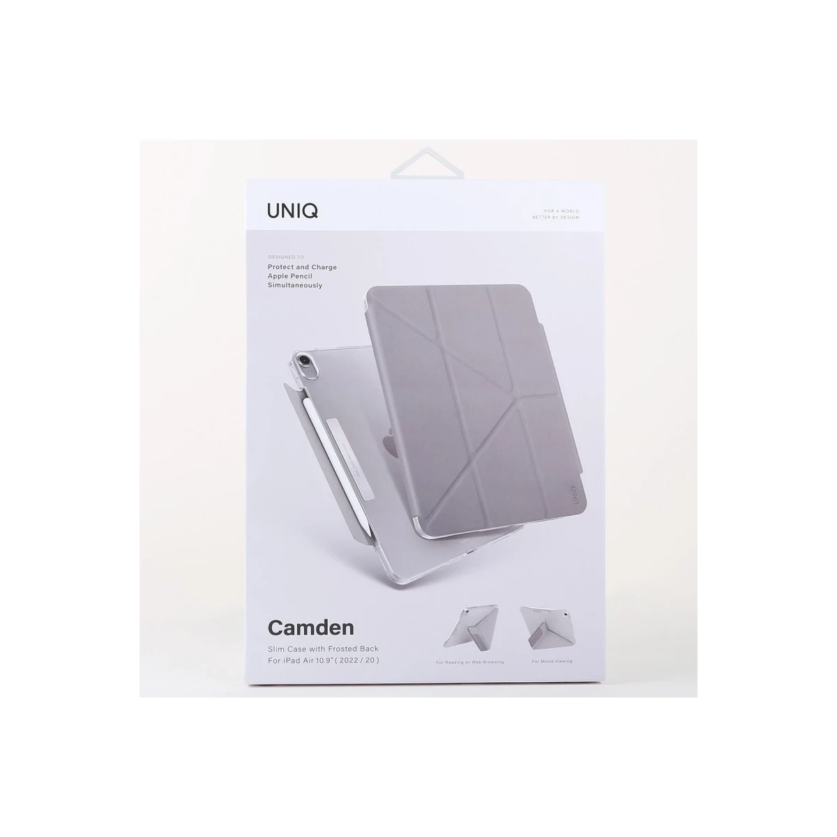 Uniq Apple iPad Air 4 10.9 Camden Katlanabilir Tablet Kapak - Açık Mavi