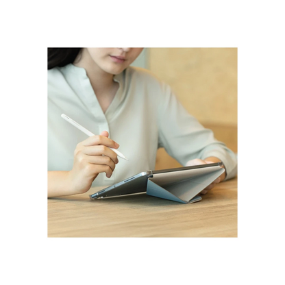Uniq Apple iPad Air 4 10.9 Camden Katlanabilir Tablet Kapak - Açık Mavi