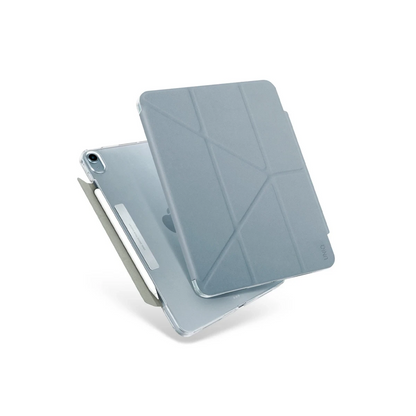 Uniq Apple iPad Air 4 10.9 Camden Katlanabilir Tablet Kapak - Açık Mavi