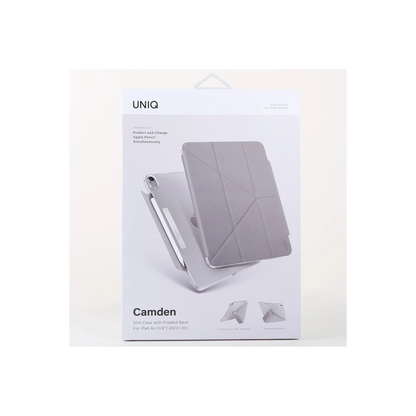 Uniq Apple iPad Air 4 10.9 Camden Katlanabilir Tablet Kapak - Gri