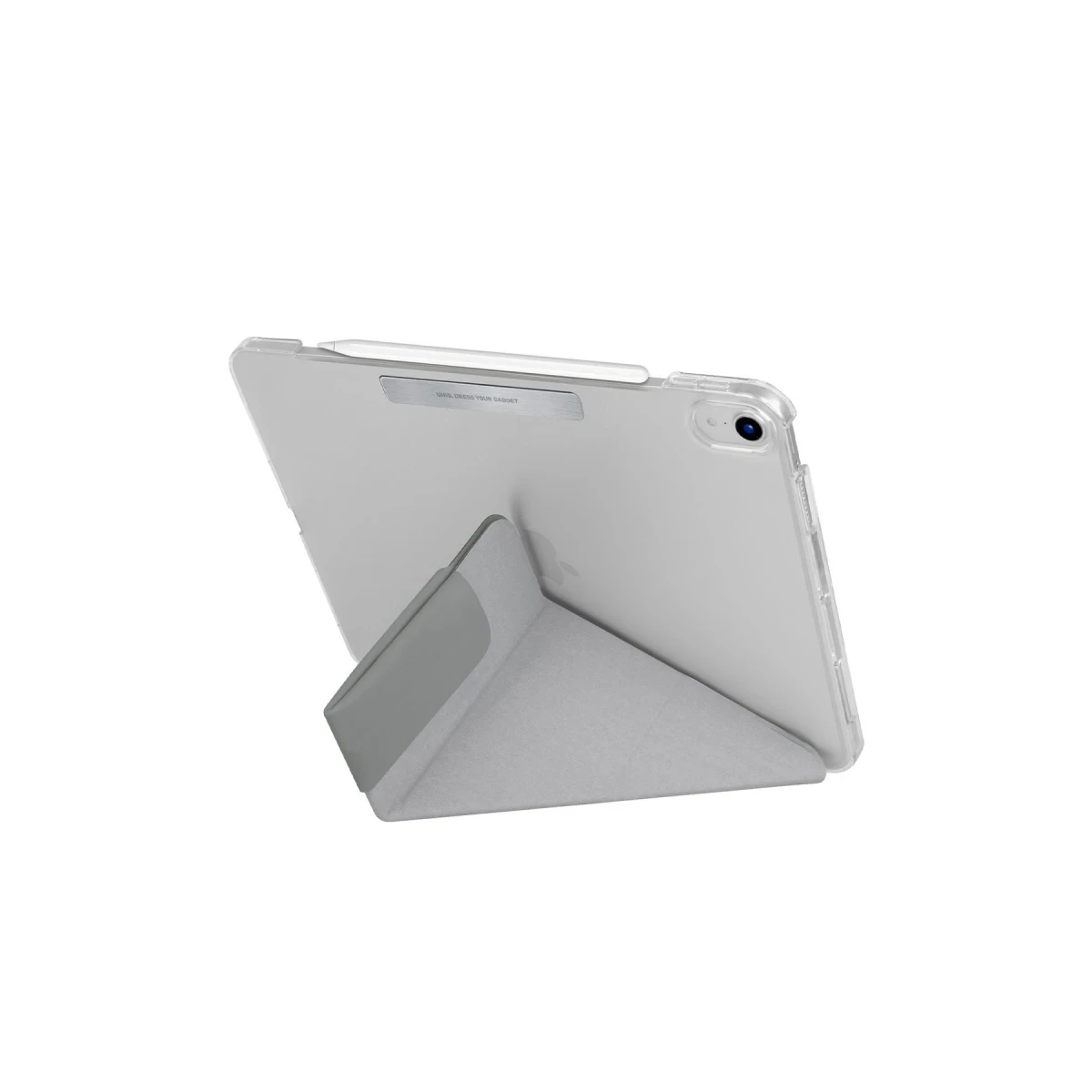 Uniq Apple iPad Air 4 10.9 Camden Katlanabilir Tablet Kapak - Gri