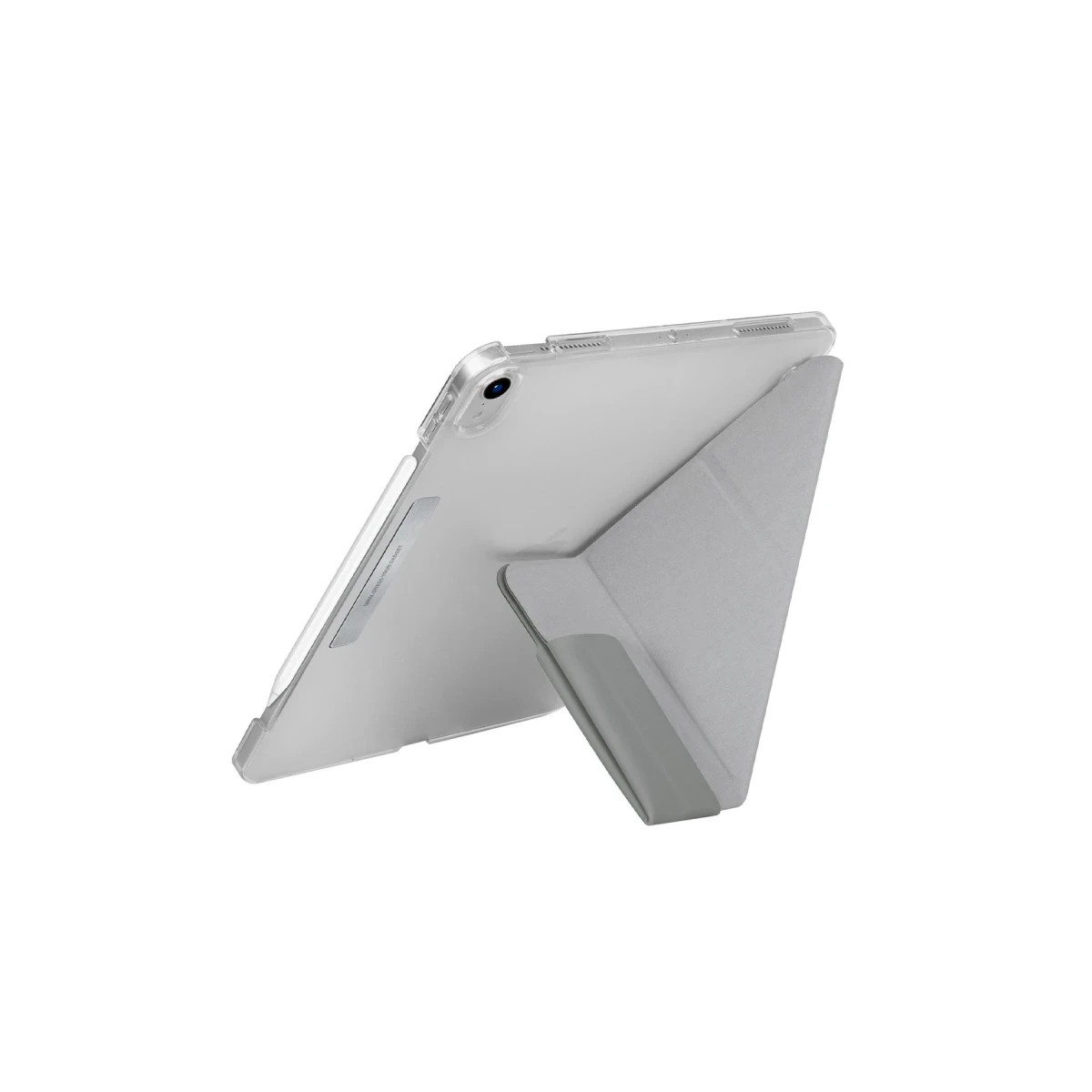 Uniq Apple iPad Air 4 10.9 Camden Katlanabilir Tablet Kapak - Gri