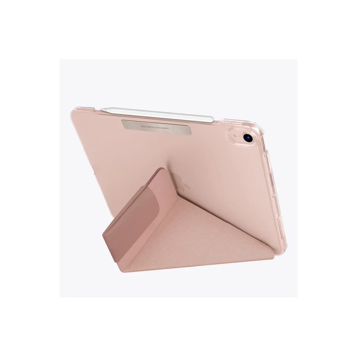 Uniq Apple iPad Air 4 10.9 Camden Katlanabilir Tablet Kapak - Pembe