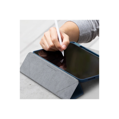 Uniq Apple iPad Air 4 10.9 Moven Standlı Tablet Kapak - Açık Mavi