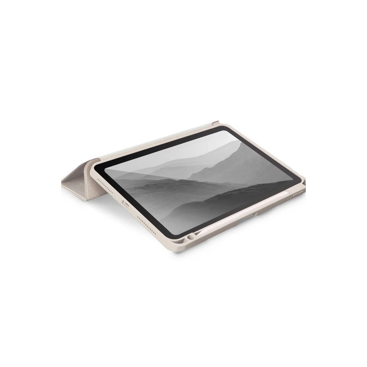 Uniq Apple iPad Air 4 10.9 Moven Standlı Tablet Kapak - Bej