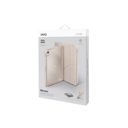 Uniq Apple iPad Air 4 10.9 Moven Standlı Tablet Kapak - Bej