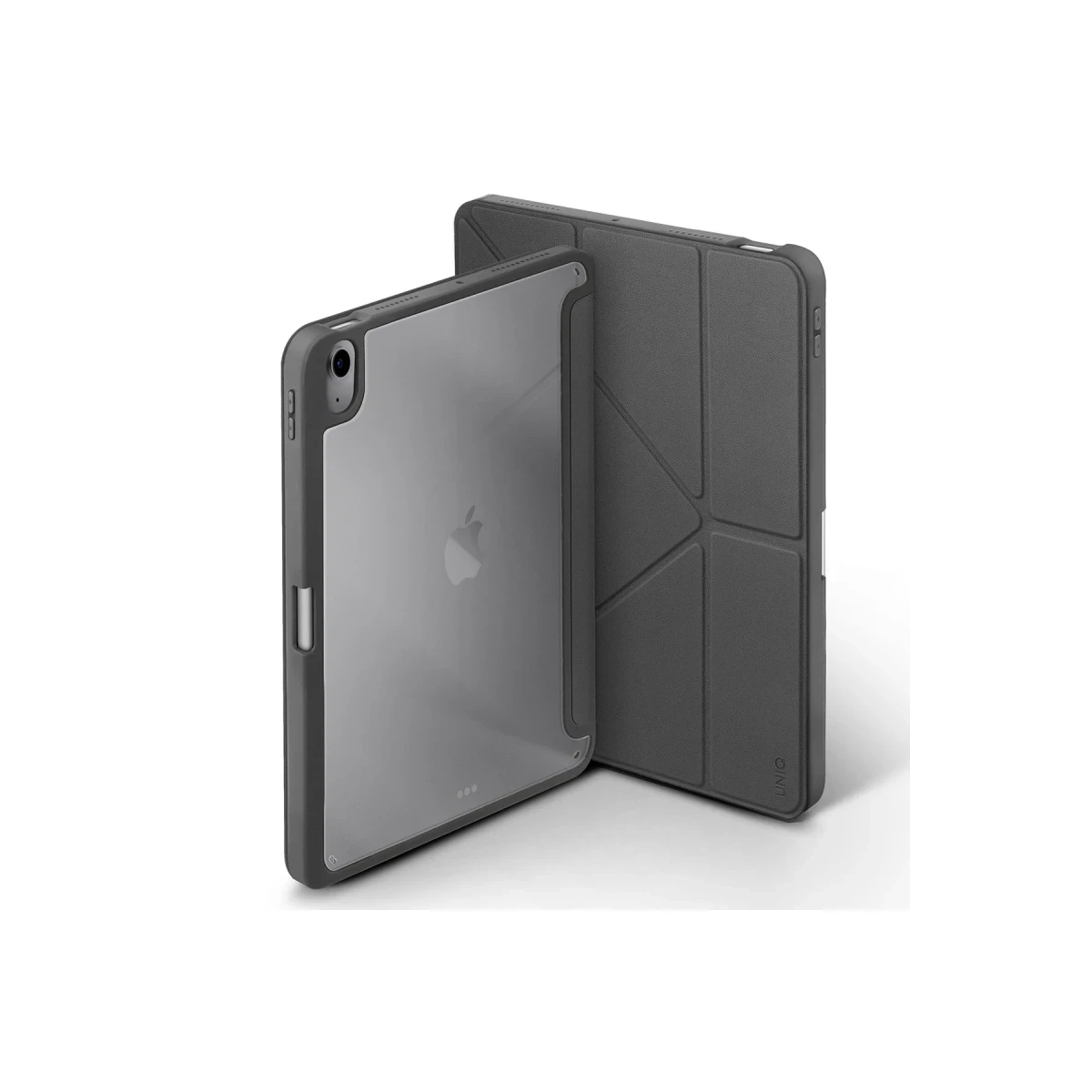 Uniq Apple iPad Air 4 10.9 Moven Standlı Tablet Kapak - Gri