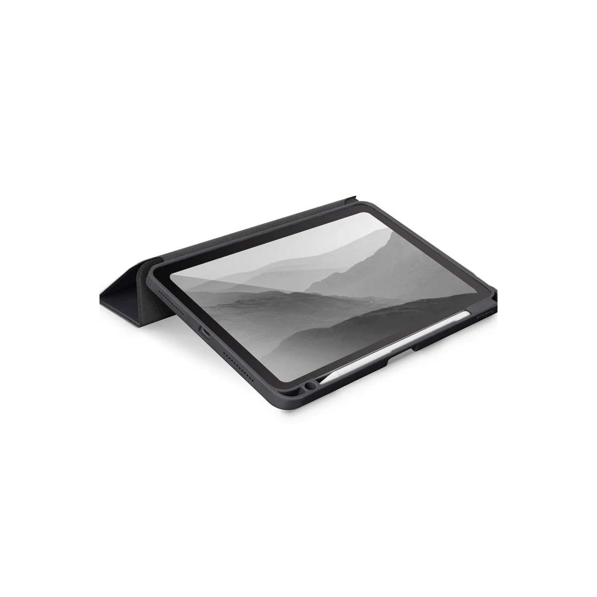 Uniq Apple iPad Air 4 10.9 Moven Standlı Tablet Kapak - Gri