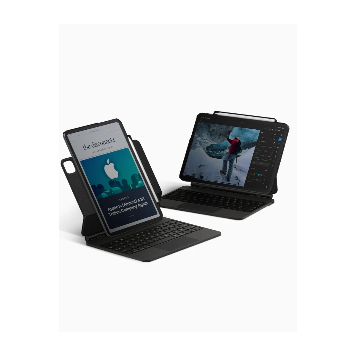 Uniq Apple iPad Pro 11 (2022) Axel Manyetik Tablet Kılıf - Siyah