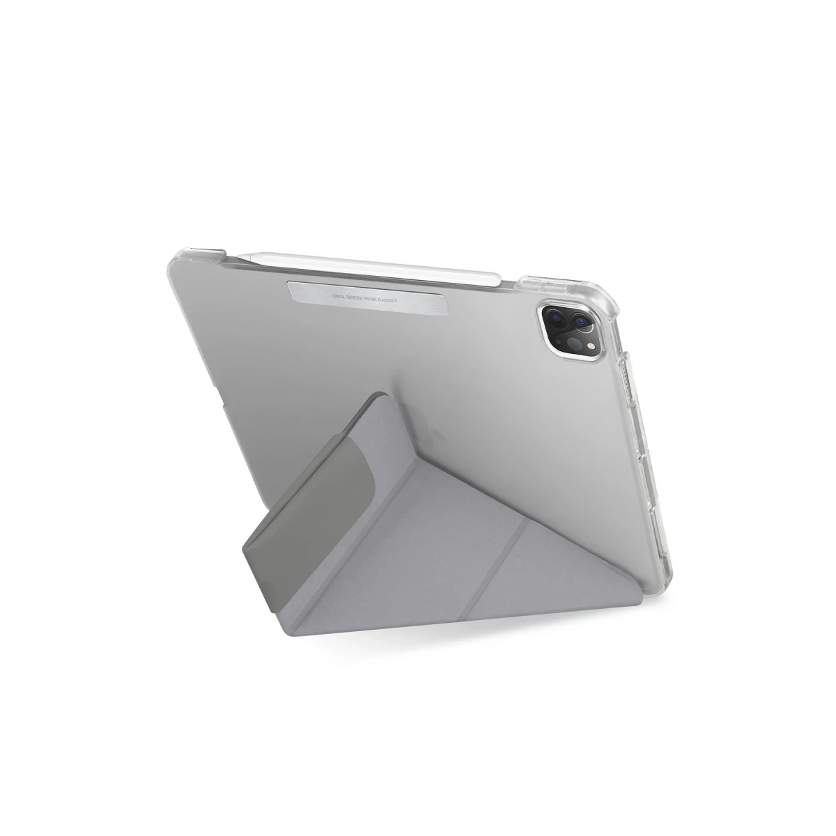 Uniq Apple iPad Pro 11 (2022) Camden Katlanabilir Tablet Kapak - Gri