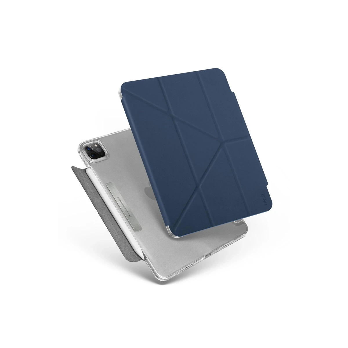 Uniq Apple iPad Pro 11 (2022) Camden Katlanabilir Tablet Kapak - Mavi