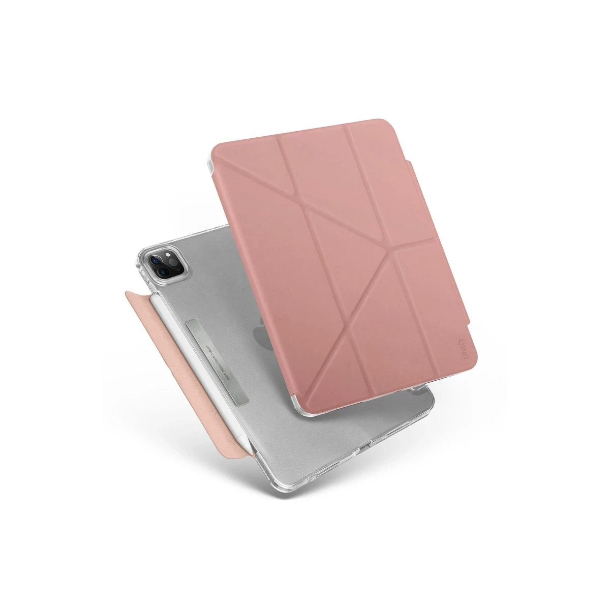 Uniq Apple iPad Pro 11 (2022) Camden Katlanabilir Tablet Kapak - Pembe