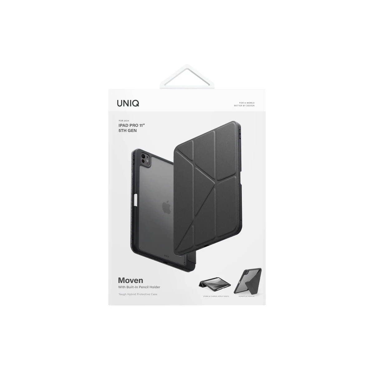 Uniq Apple iPad Pro 11 (2022) Moven Standlı Tablet Kapak - Gri