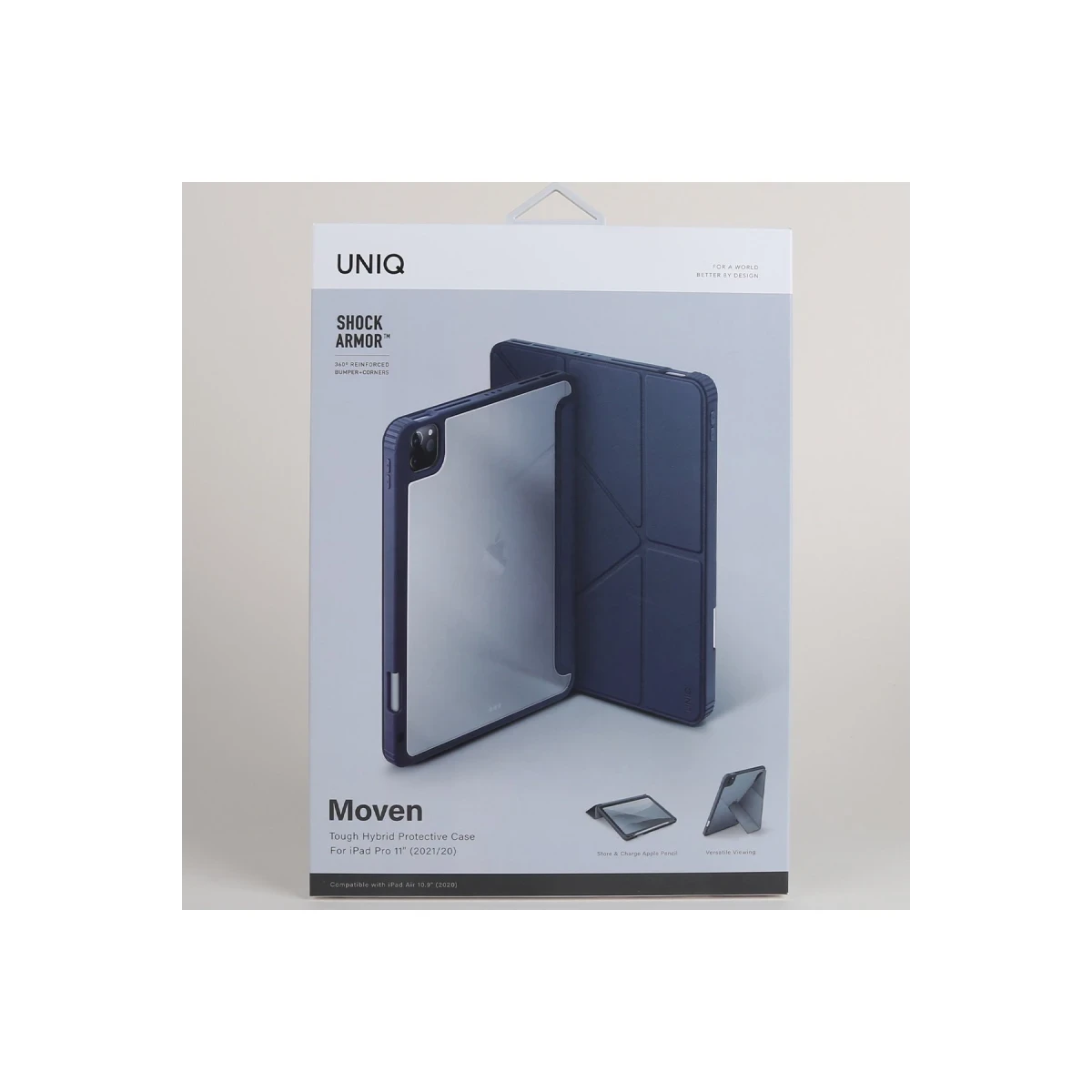 Uniq Apple iPad Pro 11 (2022) Moven Standlı Tablet Kapak - Lacivert