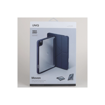 Uniq Apple iPad Pro 11 (2022) Moven Standlı Tablet Kapak - Lacivert