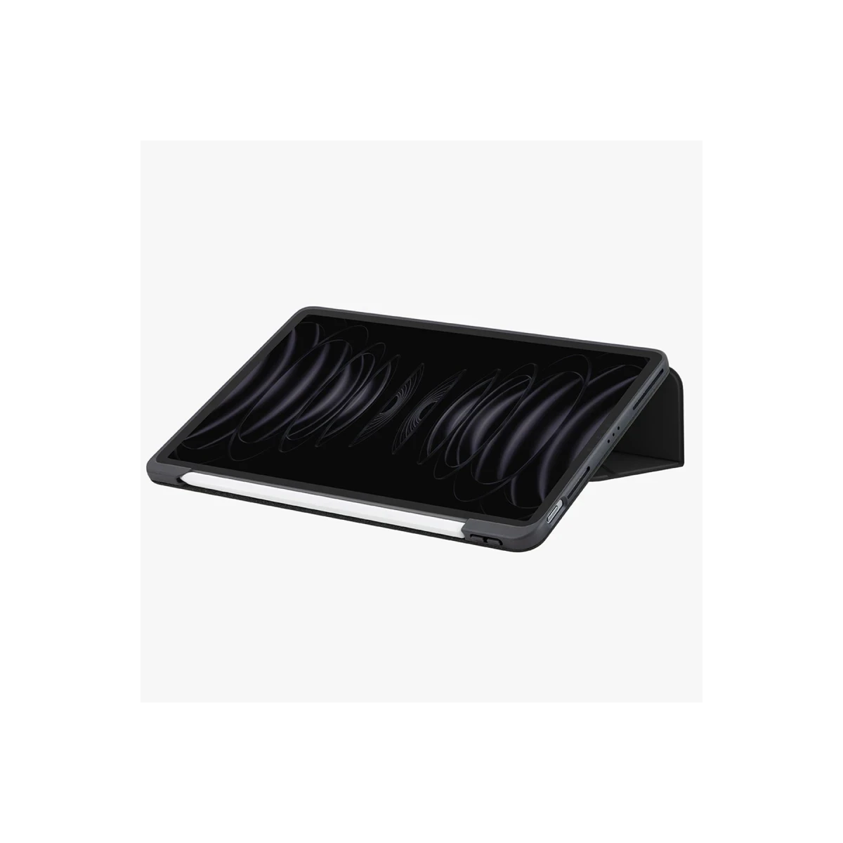 Uniq Apple iPad Pro 11 (2022) Ryze Standlı Katlanabilir Tablet Kapak - Siyah
