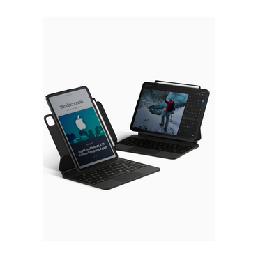 Uniq Apple iPad Pro 11 (2024) Axel Manyetik Tablet Kılıf - Siyah