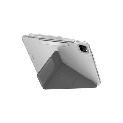 Uniq Apple iPad Pro 11 (2024) Camden Katlanabilir Tablet Kapak - Koyu Gri