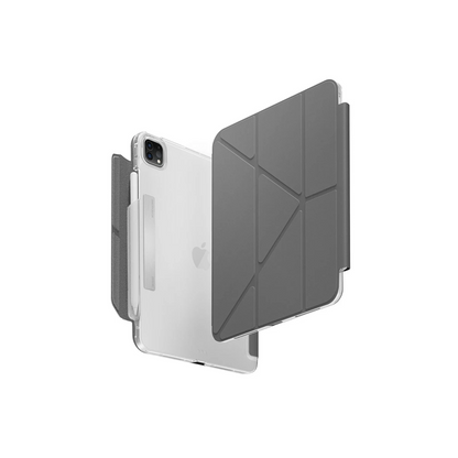 Uniq Apple iPad Pro 11 (2024) Camden Katlanabilir Tablet Kapak - Koyu Gri