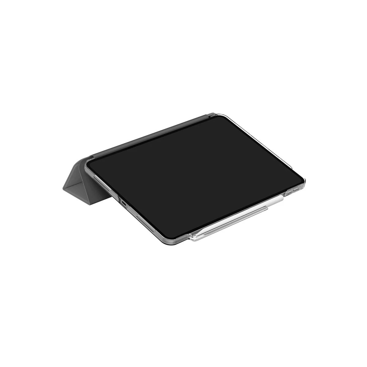 Uniq Apple iPad Pro 11 (2024) Camden Katlanabilir Tablet Kapak - Koyu Gri