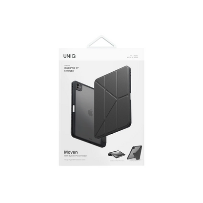 Uniq Apple iPad Pro 11 (2024) Moven Standlı Tablet Kapak - Gri