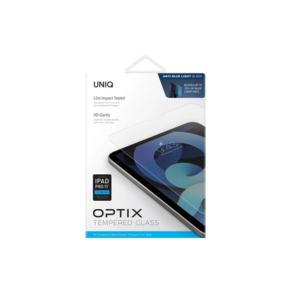 Uniq Apple iPad Pro 11 (2024) Optix Anti Blue Light Tablet Ekran Koruyucu - Şeffaf