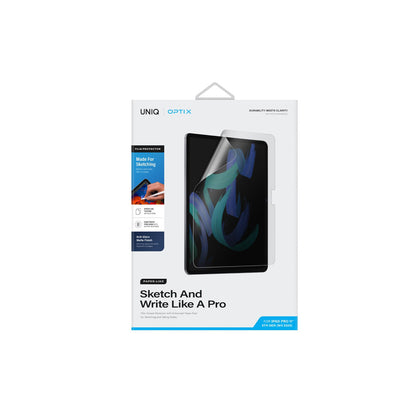 Uniq Apple iPad Pro 11 (2024) Optix Paper Sketch Tablet Nano Koruyucu
