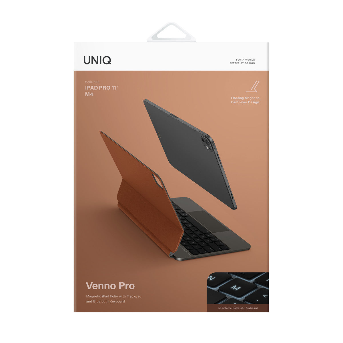 Uniq Apple iPad Pro 11 (2024) Venno Pro Manyetik Klavyeli Tablet Kılıfı