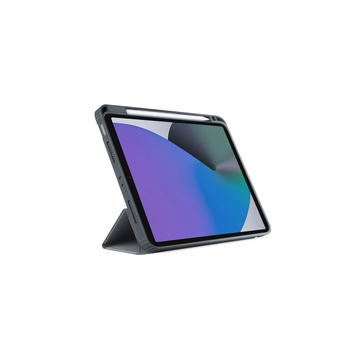 Uniq Apple iPad Pro 12.9 (2022) Moven Standlı Tablet Kapak - Gri