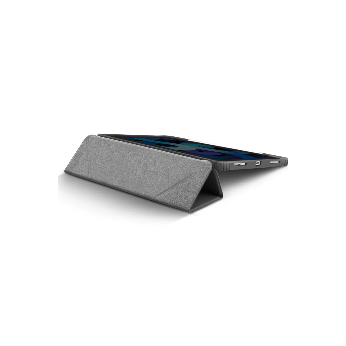 Uniq Apple iPad Pro 12.9 (2022) Moven Standlı Tablet Kapak - Gri