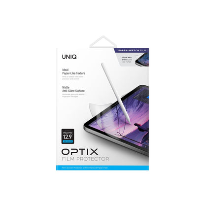 Uniq Apple iPad Pro 12.9 (2024) Optix Paper Sketch Tablet Nano Koruyucu