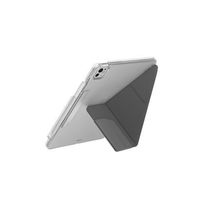 Uniq Apple iPad Pro 13 (2024) Camden Katlanabilir Tablet Kapak - Koyu Gri