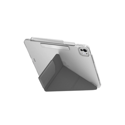 Uniq Apple iPad Pro 13 (2024) Camden Katlanabilir Tablet Kapak - Koyu Gri