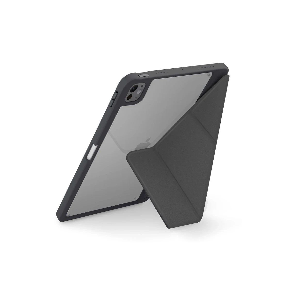 Uniq Apple iPad Pro 13 (2024) Moven Standlı Tablet Kapak - Gri