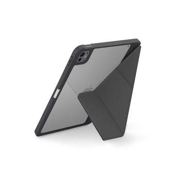 Uniq Apple iPad Pro 13 (2024) Moven Standlı Tablet Kapak - Gri