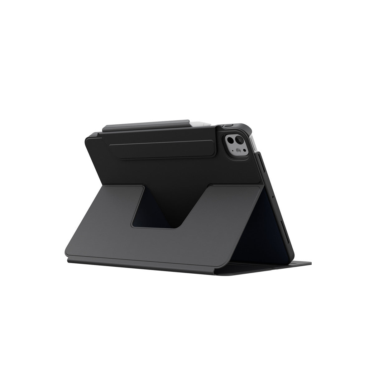 Uniq Apple iPad Pro 13 (2024) Rovus Snapmount 360 Derece Dönebilen Manyetik Tablet Kılıf