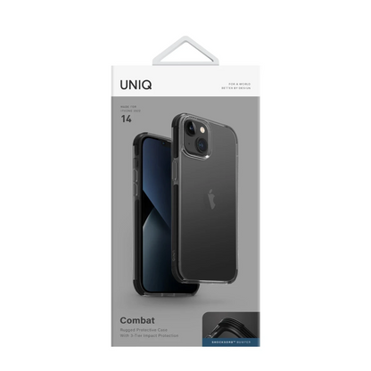 Uniq Apple iPhone 14 Combat Kapak - Siyah