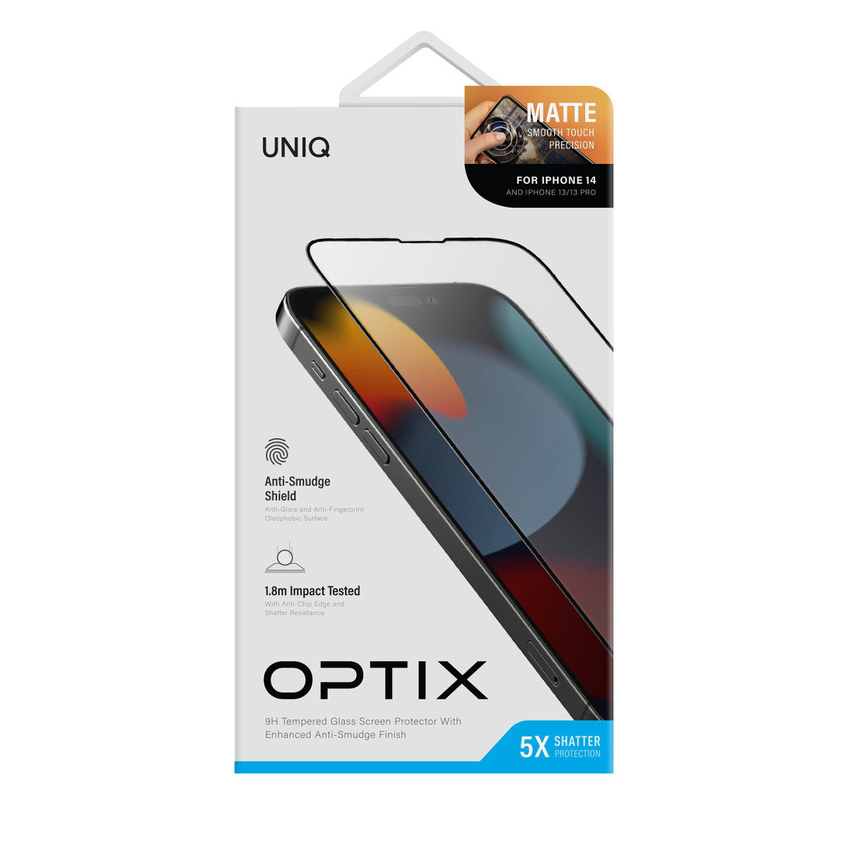 Uniq Apple iPhone 14 Optix Mat Ekran Koruyucu