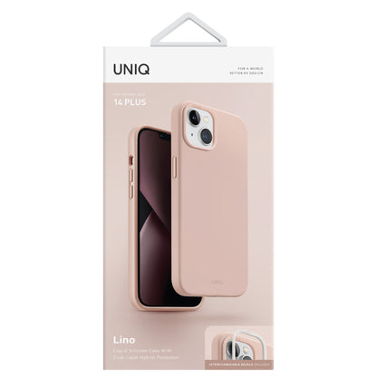 Uniq Apple iPhone 14 Plus Lino Silikon Kapak