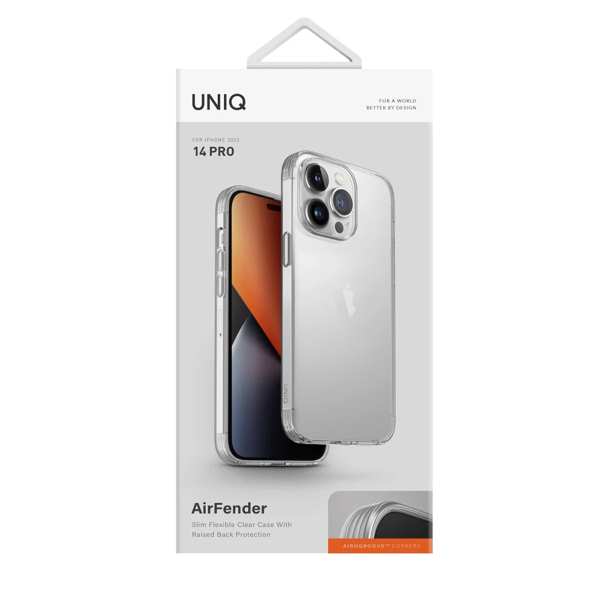 Uniq Apple iPhone 14 Pro Air Fender Kapak - Şeffaf