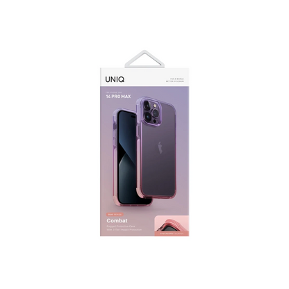 Uniq Apple iPhone 14 Pro Combat Duo Kapak - Lila