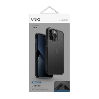 Uniq Apple iPhone 14 Pro Combat Kapak - Füme