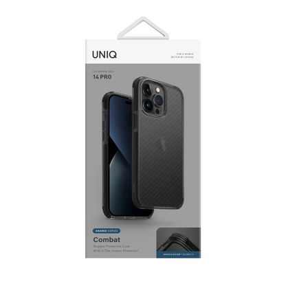 Uniq Apple iPhone 14 Pro Combat Kapak - Siyah